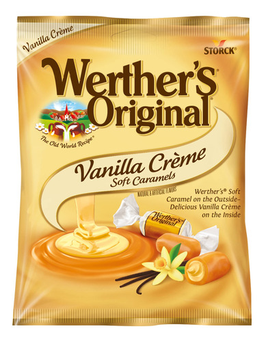 Werther's Caramelo Original De Crema De Vainilla Suave Y Car