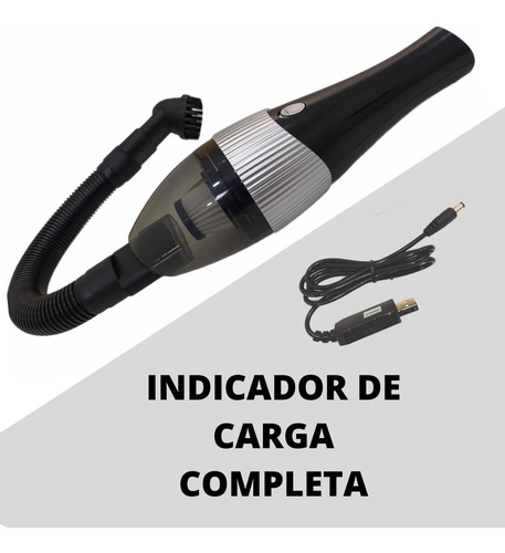 Imagen 2 de 2 de Aspiradora Recargable Wirelees Auto Hogar Filtro Hepa Usb