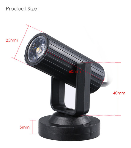 Mini Lámpara Led Portátil De 1 W Para Fiestas Y Eventos