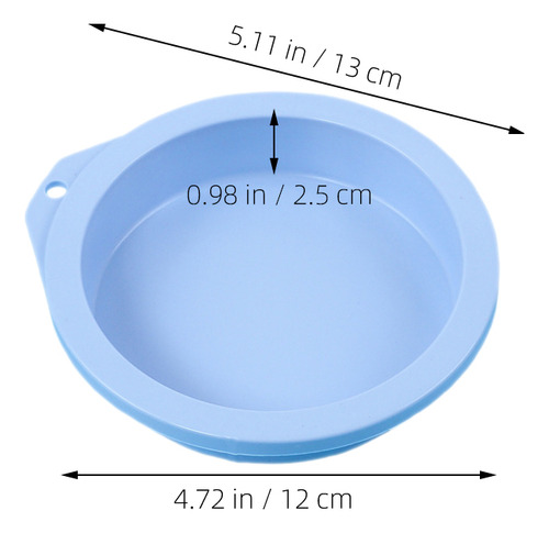 6 Moldes De Silicona Para Hornear Magdalenas Antiadherentes