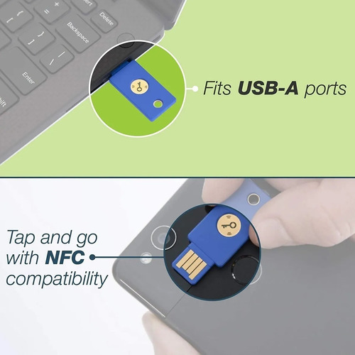 Yubikey Security Key - Yubico Fido Y Fido2 - Original