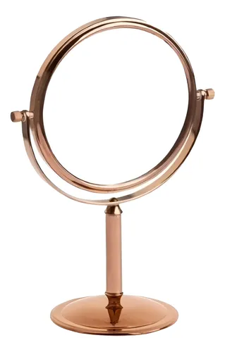 Espejo Mesada Aumento 7x Cobre Reversible Baño Maquillaje