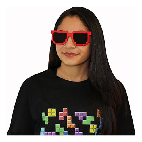 Fancypants Funtime 8-bit Pixel Retro Computer Gafas De Sol 8