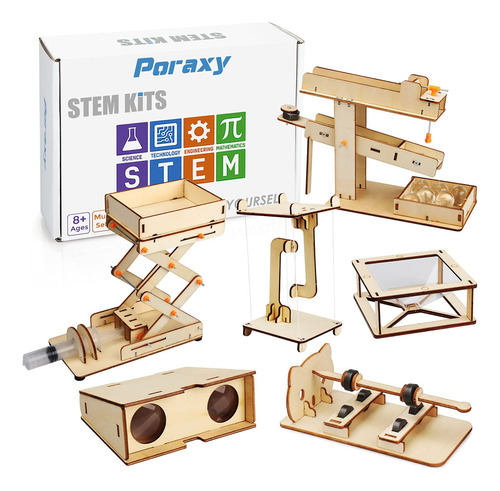 Poraxy Kits Stem 6 En 1, Proyectos De Experimentos Científic