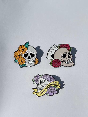 Pack De Pin De Calaveras