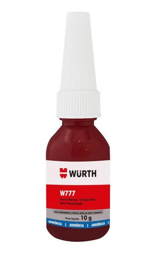 Cola Trava Roscas Torque Com Alta Viscosidade W777 10g Wurth