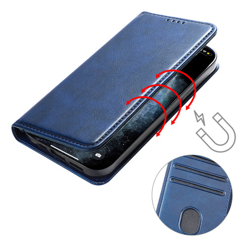 Funda Para Redmi 12r/note 13, 5 G/note 13r Pro, Estilo Cartera, Funda De Piel Sintética Con Tapa Magnética