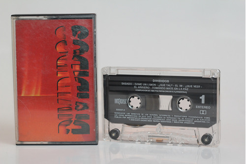 Cassette Divididos 1996 Grandes Éxitos Bonus Track