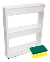 Comprar Carro Con 3 Canastos Y Ruedas Organizador Slim - Colombraro