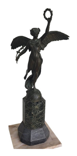 Gotthilf Jaeger Escultura Em Bronze 79cm Altura 1871 - 1933