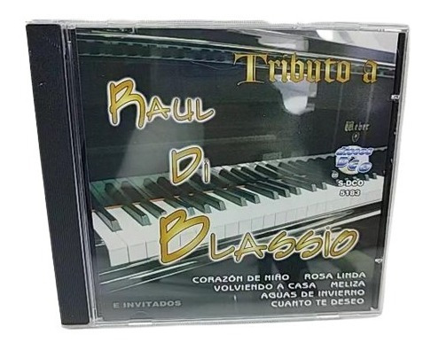 Cd Música Tributo A Raul Di Blassio 1cd's 14 Melodías D.c.o.