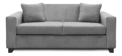 Sillon Sofa 2 Cuerpos Cubo Clasico Pana Antimancha Le Futon