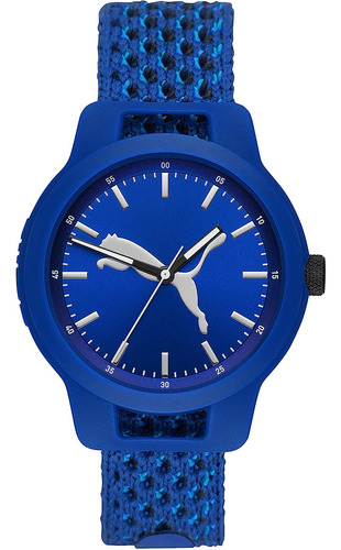 Reloj Pulsera  Puma P5057 Del Dial Azul