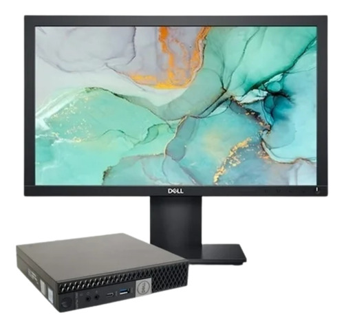 Pc Dell Tiny 7060, I7-8, 8gb Ram 480gb Ssd Monitor 19 (Reacondicionado)