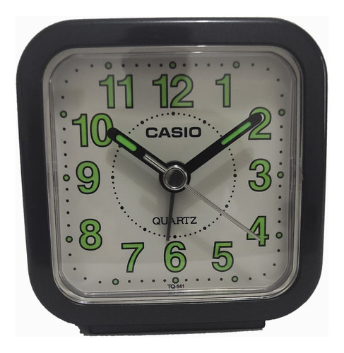 Despertador Analógico Casio Cor Preto Aa