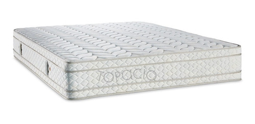 Colchon Topacio Complete Con Pillow 140 X 190 Resorte