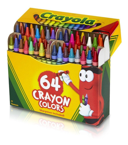 Crayola Colores De Cera Para Colorear 64 Unidades (10)
