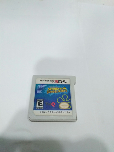 Juego De Nintendo 3ds Spongebob Aquigglepants Original  