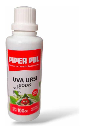 Uva Ursi En Gotas Hierbas Selccionadas Piper Pol 100cc