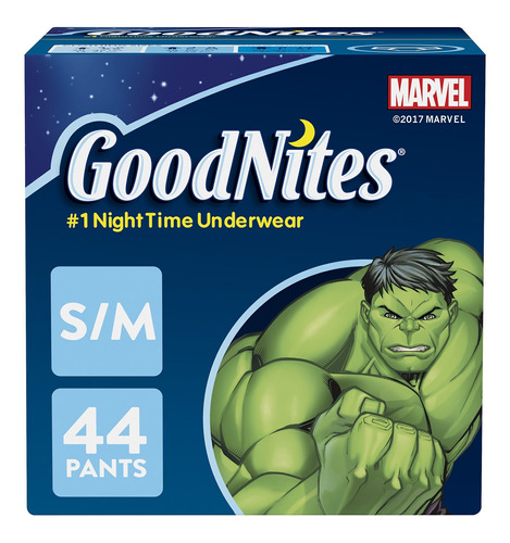 Goodnites Bedtime Bedwetting Ropa Interior Para Niños, S-m,