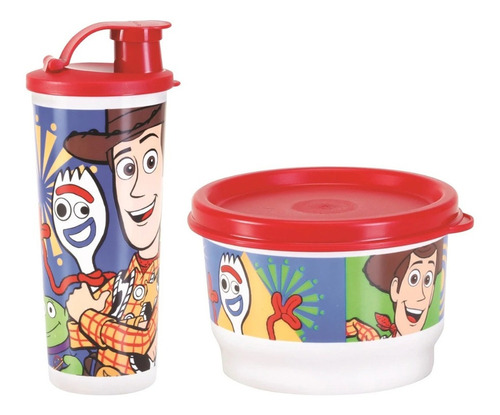 Set Vianda:1 Vaso+ 1 Scnack Bowl Tupperware® (0% Bpa)