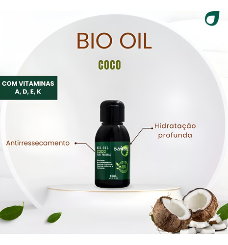 Bio Oil Coco - Óleo Vegetal - 60ml