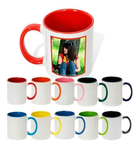 Taza Personalizada Sublimada  De Colores   Diseños Bola8