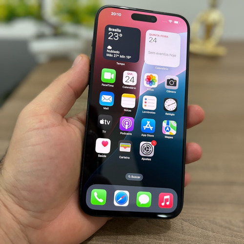 Apple Iphone 15 Pro Max (256 Gb) - Titânio Azul Azul (Usado)