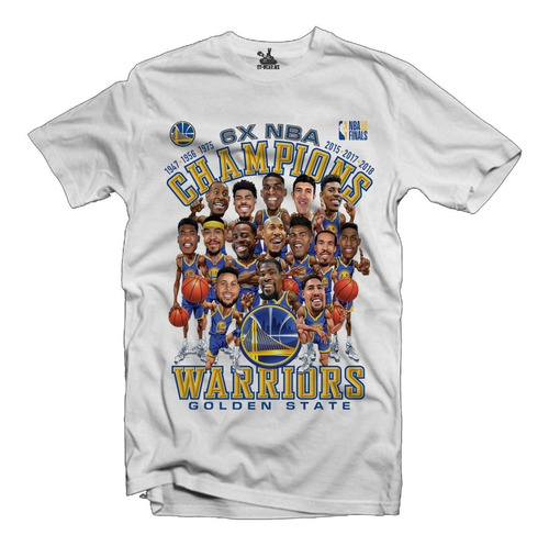 Playera Golden State Warriors Campeones 2018 - Hombre/mujer