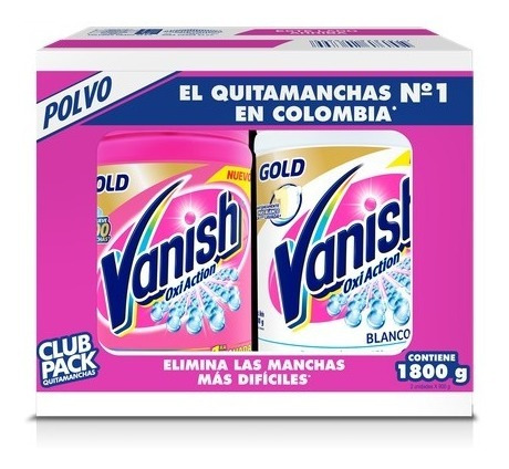 Vanish Ropa Gold Oxy Action X 2 - g a $68