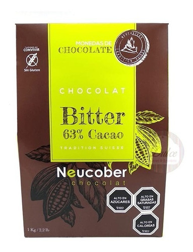 Chocolate Neucober Semi Bitter 63% Cacao 1 Kilo