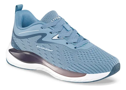 Tenis Running Hoshy Azul Para Mujer Croydon