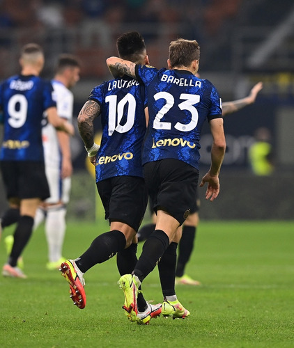 Camiseta Inter Milan 2021 Barella Talle L (Usado)