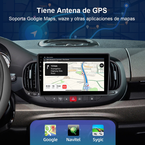 Estéreo Cámara 1+32gb For Fiat 500l 2012-2017 Gps Wifi Bt