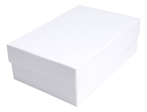 Cajas Cartón Kraft Blanco Armable 24 X 15 X 8 Cm