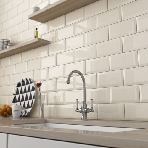 Imagen 4 de 5 de Ceramica Azulejo Subway Blanco Brillo 10x20. Ceramicarte =)