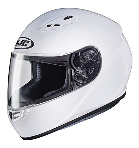 Casco De Moto Unisex Talla M, Color Blanco, Hjc Helmets