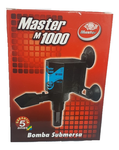 Bomba Motor Fonte 1000 L/h Eleva 1,10m Cascata Submersa 127v 220v