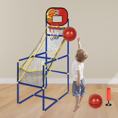 Juego De Baloncesto Arcade For Niños Con 2 Pelotas