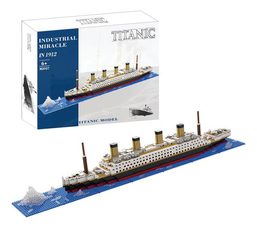Juguetes Bloques Puzzle 3d Titanic Barco Maquetas 1872 Pzs