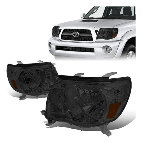 Par De Faros Delanteros Toyota Tacoma 2005 2006 2007 2008 