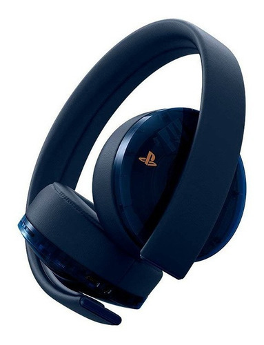 Auriculares Sony Gold Wireless Headset 500 Million Le Ps4 Vr Color Azul