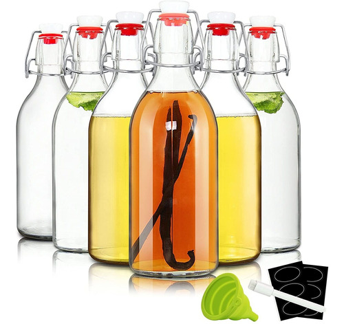 Juego De Botellas Yeboda, 6 Unidades, De Vidrio, 470ml