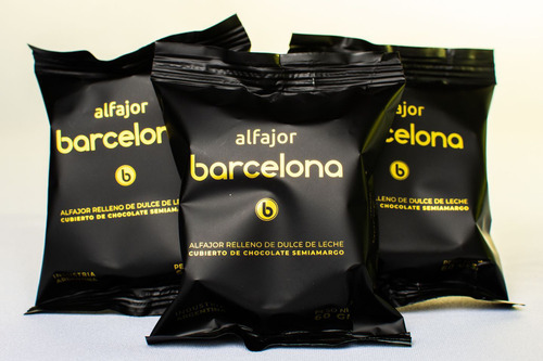 Alfajores Barcelona Chocolate Negro X30uni