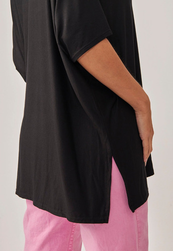 Remera Cuello V Maxi Remeron Oversized Talle Grande Especial