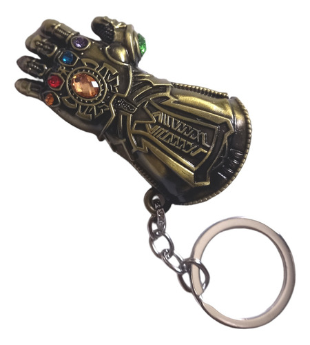 Llavero Metalico Guante Thanos Gemas The Avengers