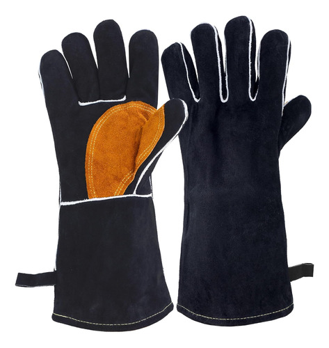 Guantes De Chimenea, Resistentes Al Calor Soldadura Mig...