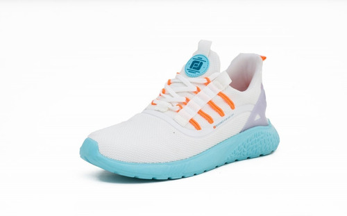 Imagem 2 de 6 de Tênis Freeday Bio Branco Laranja Neon Oceano Original