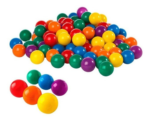 Pelotas Para Piscinas Bolsa De 100 Unidades, 7 Cm.