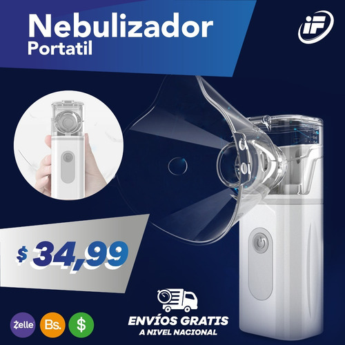 Nebulizador Portátil De Baterías Recargables Litio Inhalambr